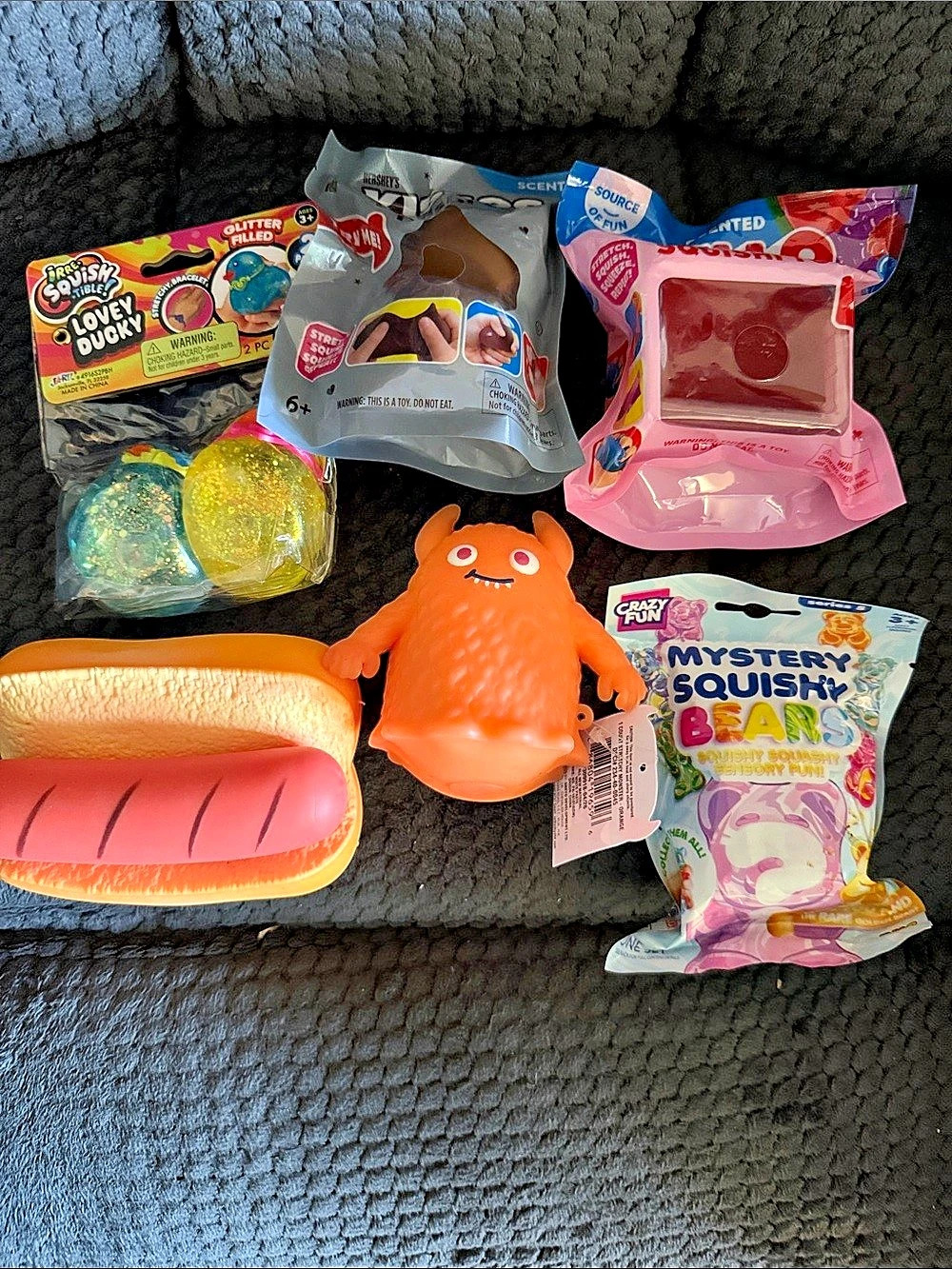 Crazy Fun Assorted Squishy Toys Set NWT